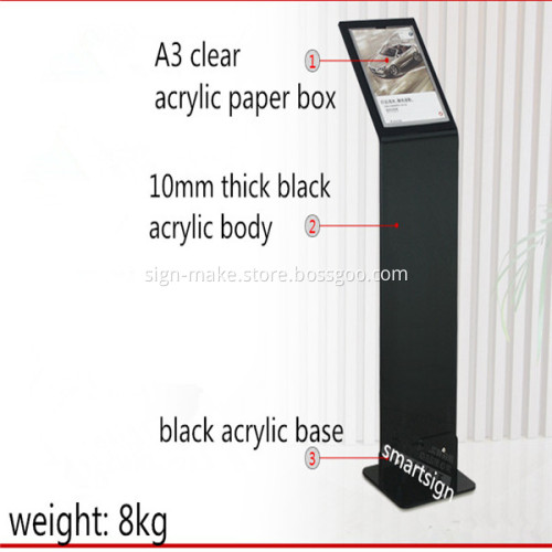 Freestanding Poster Display Stand